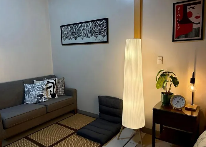 Japandi Haven With Uptown Mall Fountain View One Uptown Bgc Apartment *