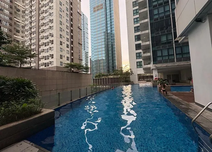 Japandi Haven With Uptown Mall Fountain View One Uptown Bgc Manila