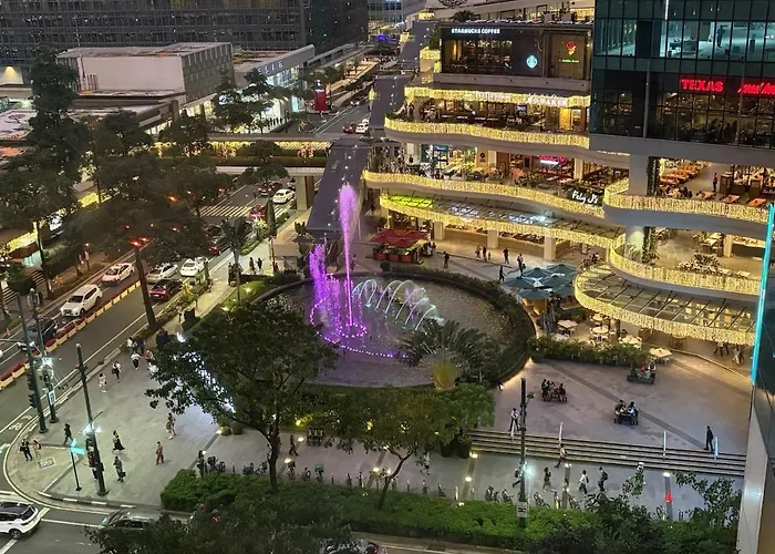 Japandi Haven With Uptown Mall Fountain View One Uptown Bgc Manila